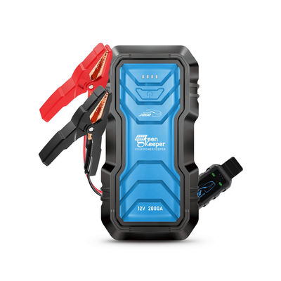 Batteria Jump Starter luce a LED 12V 7.0L Auto a benzina 2000A Litio con uscita DC 12V 5.5