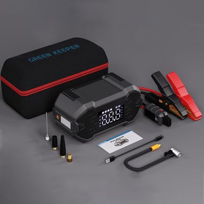 QC 18W Tipo-C Input Portatile ricaricabile Jump Starter con amplificatore di batteria incorporato