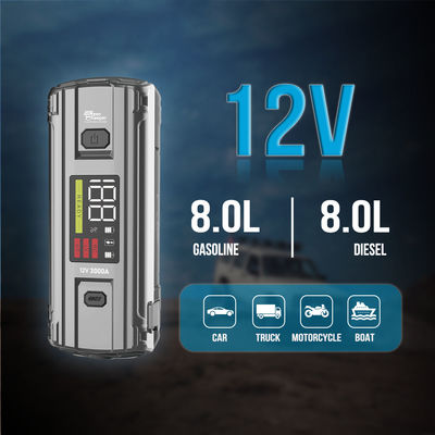 Multifunzione 4 in 1 emergenza PD 65W 3000A Pico corrente Batteria Booster Power Bank Jump Starter