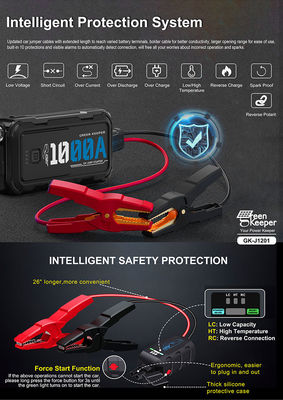 Start-up di emergenza per auto con lampadina e usb