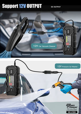 Multifunzione Car Jump Starter 20000mAh Capacità e 3000A corrente di picco per emergenza