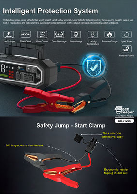Potenza portatile per la tua auto Hot Jumpstarter 2000a 12v Emergency Multi-function Booster
