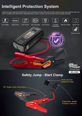 Batteria per auto Jump Starter UltraSafe Super Capacitor 3000A Power Bank per veicoli camion