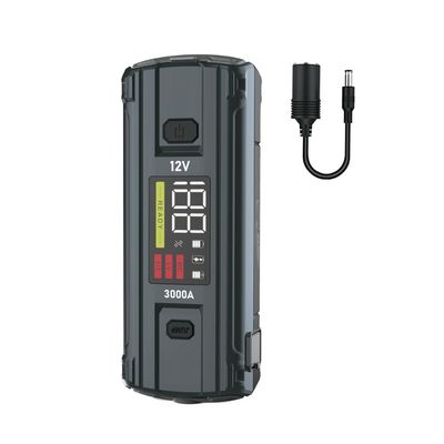 Funzione schermo LCD UltraSafe 12V 24V 3000A Battery Booster Pack Per Car Jump Starter