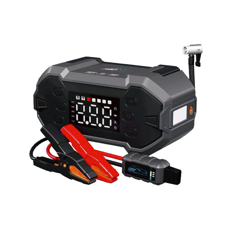 8.0L Benzina Portable Power Bank Multifunzionale Car Jump Starter con compressore d'aria per tutte le auto