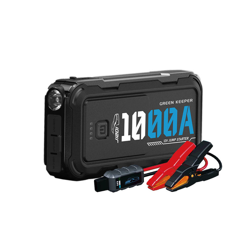 Green Keeper 2024 Supercondensatore Jump Starter 1000A 10000mAh con usb-A di ricarica