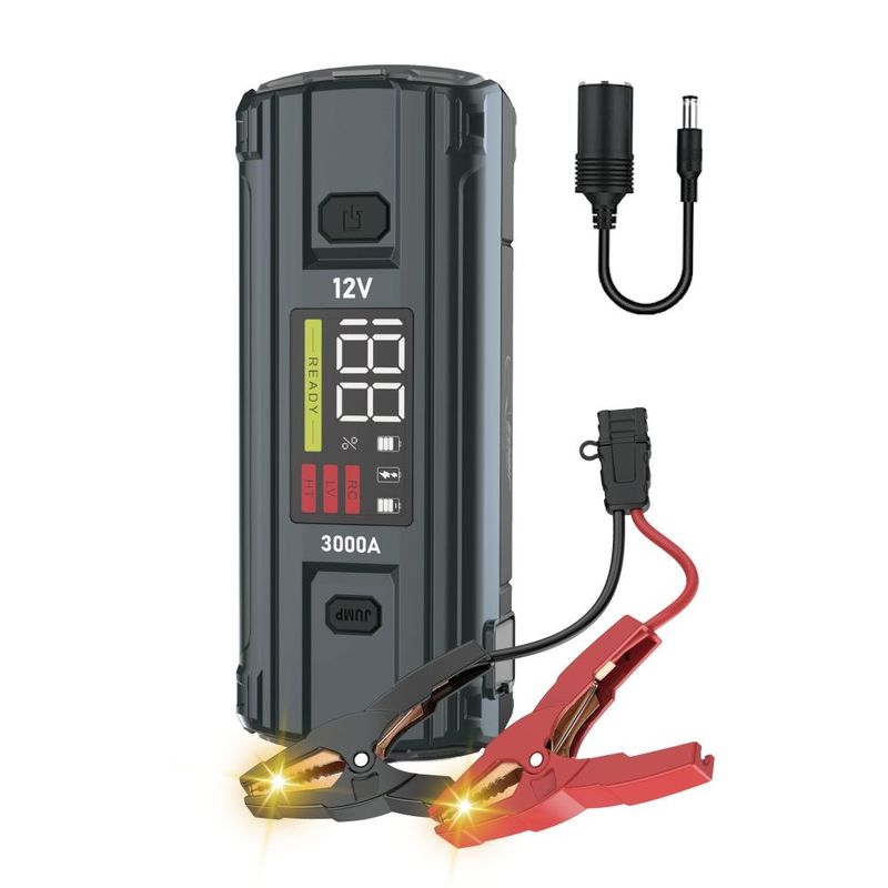 Batteria per auto Jump Starter UltraSafe Super Capacitor 3000A Power Bank per veicoli camion